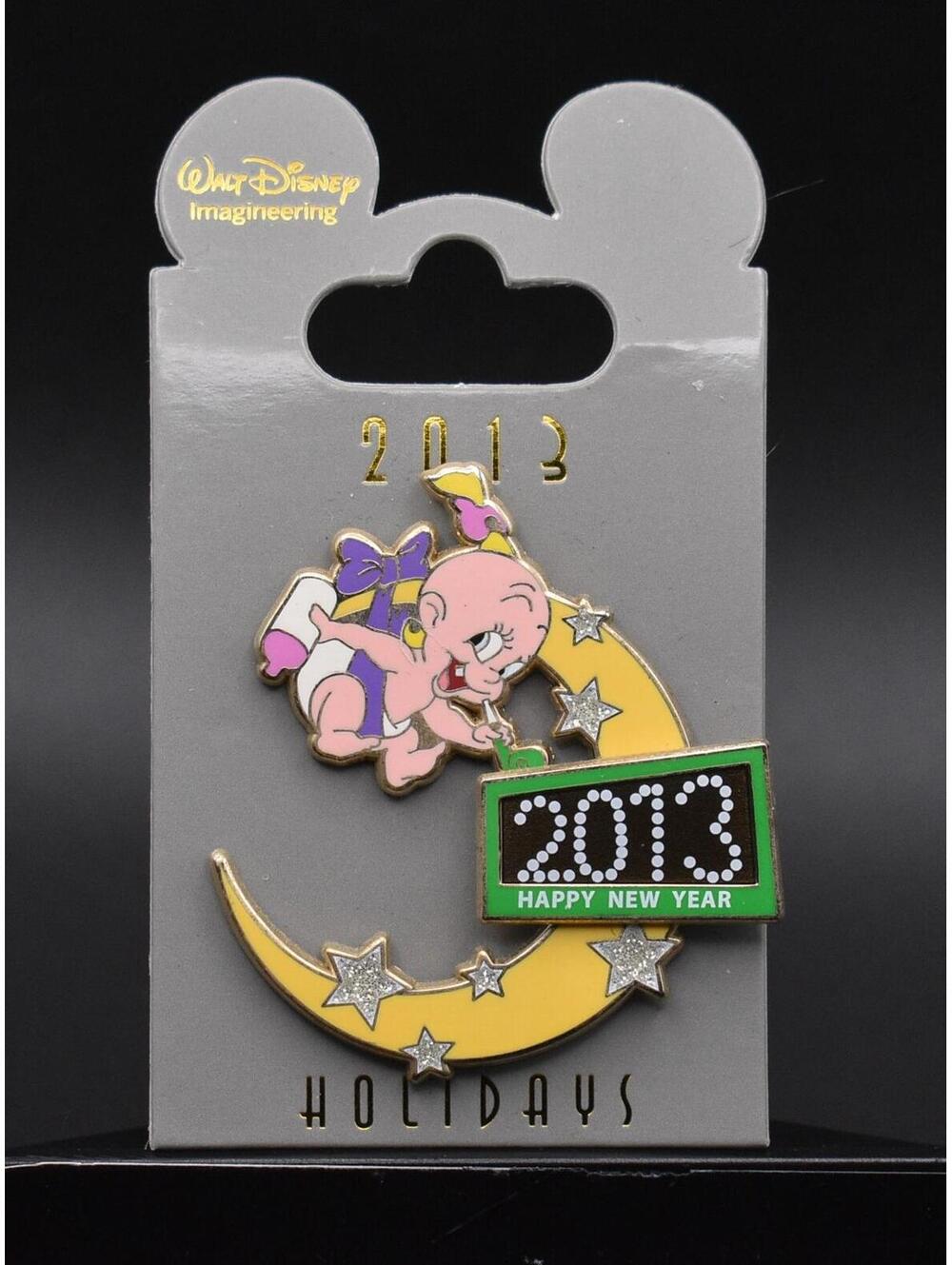 Disney WDI Happy New Year 2013 Baby Herman Jessica Rabbit LE 250 Pin (C5)